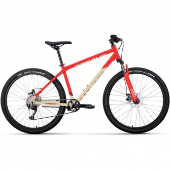 Велосипед FORWARD APACHE 29 2.0 D 29", рама 17", красный/бежевый, 2023